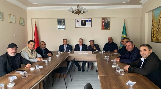 KAHRAMAN'DAN AKŞEHİR ZİRAAT ODASI'NA ZİYARET