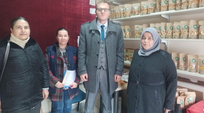 KAHRAMAN'DAN GİRİŞİMCİ KADIN KOOPERATİFİ'NE ZİYARET 