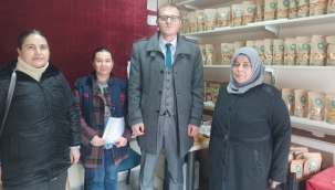 KAHRAMAN'DAN GİRİŞİMCİ KADIN KOOPERATİFİ'NE ZİYARET 