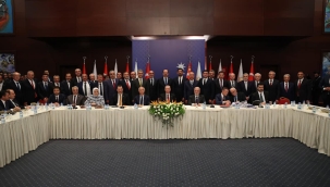 KONAK , ANKARA'DA YEREL SEÇİM BELEDİYE BAŞKAN ADAYI BELİRLEME TOPLANTISINA KATILDI 