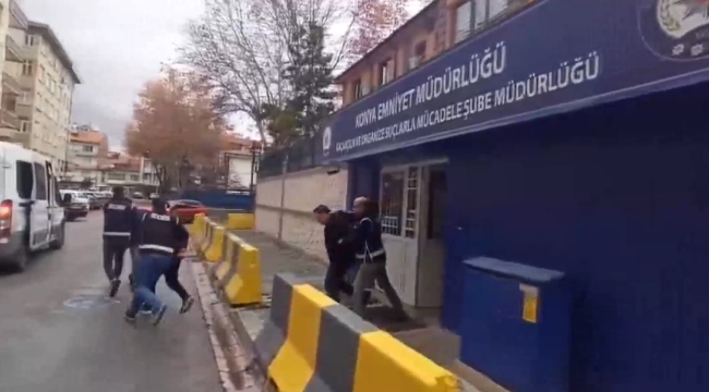 Konya'da 55 yıl kesinleşmiş hapis cezası olan 11 kişi yakalandı 