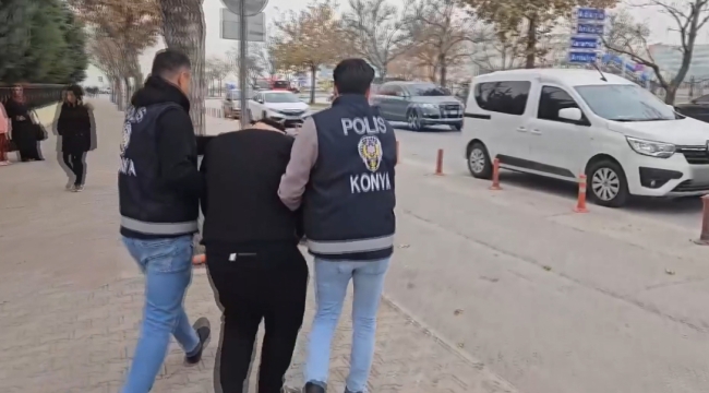 Konya'da Aracını polislerin üzerine süren ve vurularak durdurulan sürücü tutuklandı 