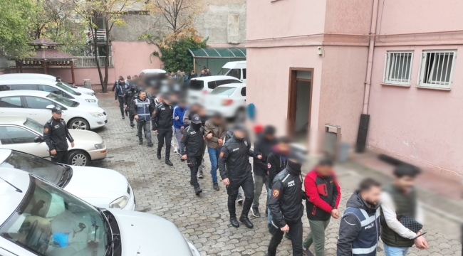 Konya polisinden aranan şahıslara operasyon: 71 şahıs yakalandı 