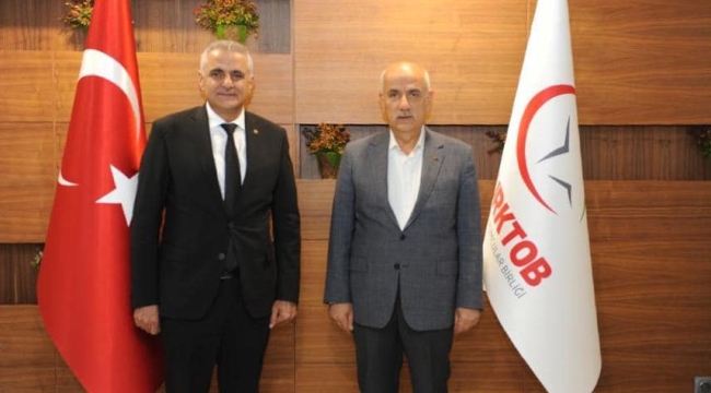 TARIM KOMİSYONU BAŞKANI KİRİŞCİ'DEN TÜRKTOB'A ZİYARET 