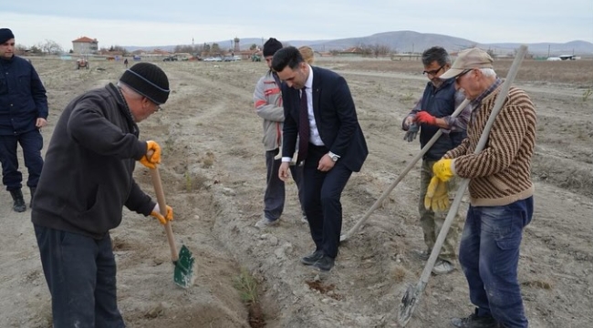 Tuzlukçu'da 15 Mahalle 15 Orman Projesi Son Hızıyla Devam Ediyor. 