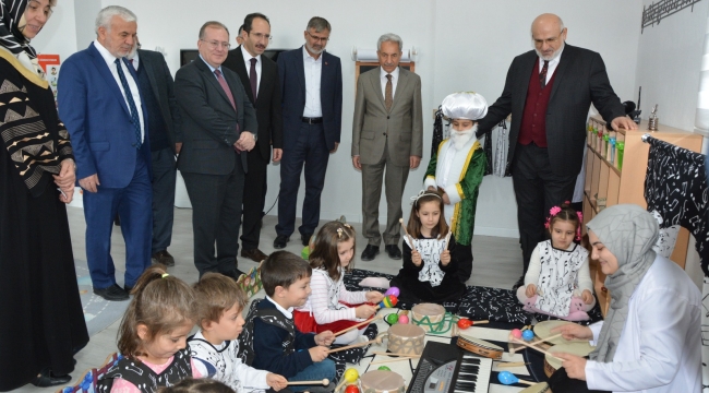 Veysel-Zümbül İpekten Camii ve Nasreddin Hoca 4-6 yaş Kur'an Kursu Törenle Açıldı 