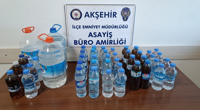YILBAŞI ÖNCESİ KAÇAK İÇKİ OPERASYONU 