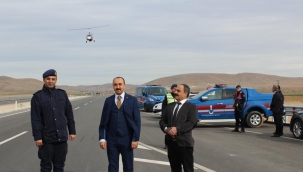 YUNAK'DA  CAYROKOPTERLİ TRAFİK DENETİMİ 