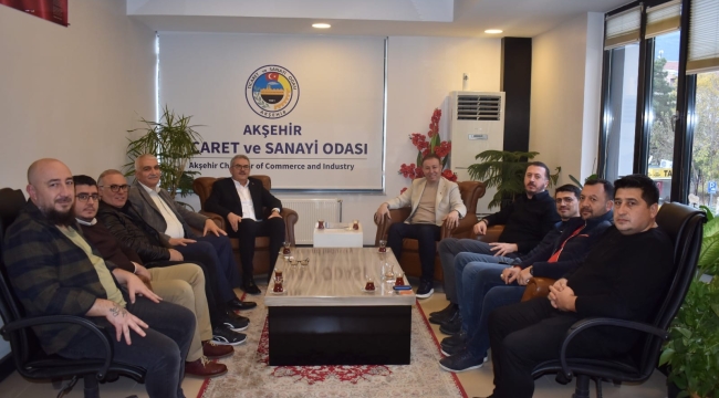 YUSUF KAHRAMAN'DAN AKŞEHİR TİCARET ODASINA ZİYARET 