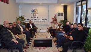 YUSUF KAHRAMAN'DAN AKŞEHİR TİCARET ODASINA ZİYARET 