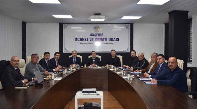 AKŞEHİR GIDA İHTİSAS ORGANİZE SANAYİ BÖLGESİ TOPLANTISI YAPILDI 