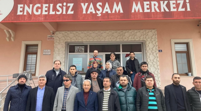 BAŞKAN AKKAYA,GÖRME ENGELLİ BİREYLERLE BİRARAYA GELDİ 