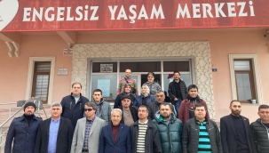 BAŞKAN AKKAYA,GÖRME ENGELLİ BİREYLERLE BİRARAYA GELDİ 