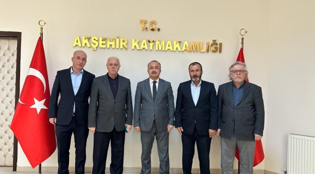 BAŞKAN KARLIER'DEN AKŞEHİR'DE BİR DİZİ ZİYARET 