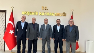 BAŞKAN KARLIER'DEN AKŞEHİR'DE BİR DİZİ ZİYARET 