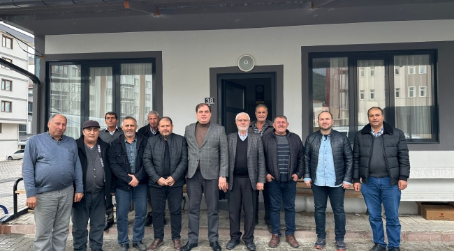 Çardakoğlu'ndan Şehiriçi Minibüsçüler Kooperatifine Ziyaret 