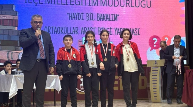 "HAYDİ BİL  BAKALIM" YARIŞMASI FİNALİ YAPILDI 