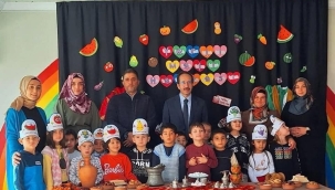 İlçe Müftüsü Ahmet Müjdeci, 4-6 Yaş Kur'an Kurslarını ziyaret etti.