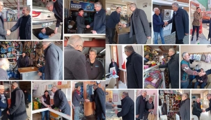 KAHRAMAN,SANAYİ ESNAFI İLE BULUŞTU 