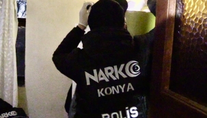 Konya'da zehir tacirlerine operasyon: 10 gözaltı 