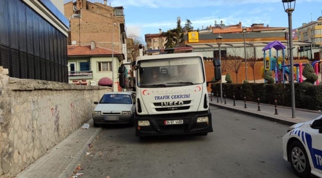 Konya Emniyetinden hatalı parklara 7/24 sıkı denetim 