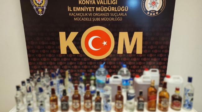 Konya polisinden kaçak patlayıcı operasyonu!