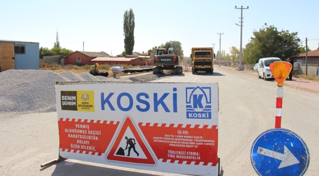 KOSKİ, ŞEHRİN ALTYAPISINI GÜÇLENDİRMEK İÇİN 31 İLÇEDE GECE GÜNDÜZ ÇALIŞIYOR 