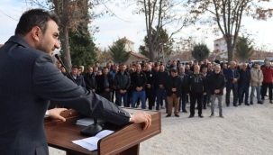 KÜTÜPHANE-DÜKKAN-KONUT PROJESİNİN TEMEL ATMA TÖRENİ GERÇEKLEŞTİRİLDİ. 