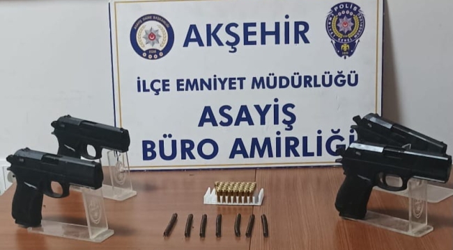 RUHSATSIZ SİLAH BASKININDA 4 GÖZALTI 