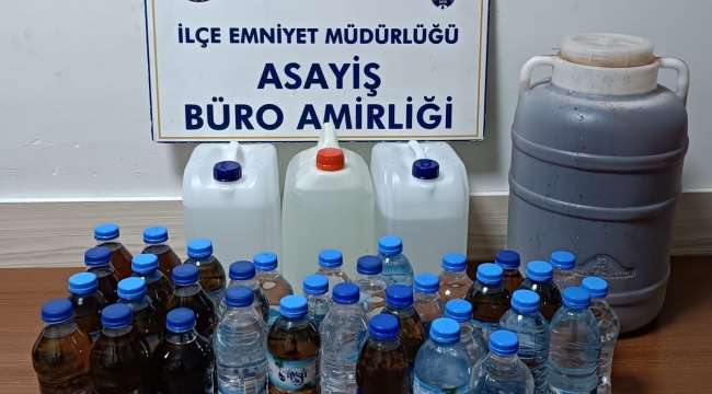 SAHTE İÇKİ OPERASYONUNDA 1 TUTUKLAMA 