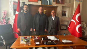 BAŞKAN ADAYI GÜNALTAY'DAN İLK ZİYARET MHP'YE 