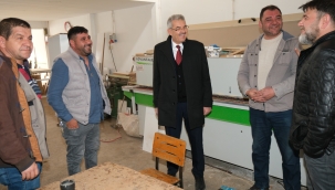 BAŞKAN ADAYI KAHRAMAN, SANAYİ ESNAFI ZİYARETLERİNE DEVAM EDİYOR 