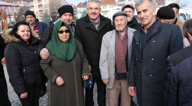 BAŞKAN ADAYI KAHRAMAN UMRE UĞURLAMA PROGRAMINA KATILDI 