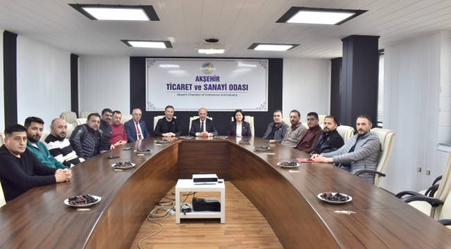 BAŞKAN ADAYI KÖKSAL'DAN AKŞEHİR TSO'YA ZİYARET