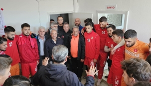 BAŞKAN AKKAYA,AKŞEHİRSPOR'U YALNIZ BIRAKMADI 