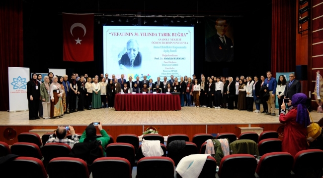 BAŞKAN AKKAYA: "TARIK BUĞRA'NIN ESERLERİ BİZLERE İLHAM VERMEYE DEVAM EDİYOR" 