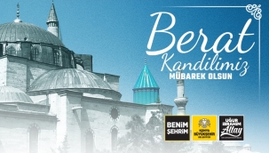 BAŞKAN ALTAY BERAT KANDİLİ'Nİ KUTLADI 