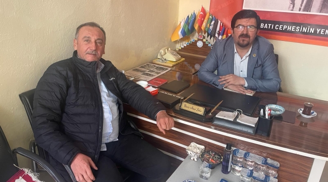 BAŞKAN ÇİL'DEN GAZETEMİZE ZİYARET 