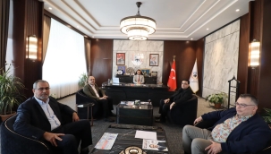 BÖLGE KOORDİNATÖRÜNDEN BAŞKAN MEŞE'YE ZİYARET 