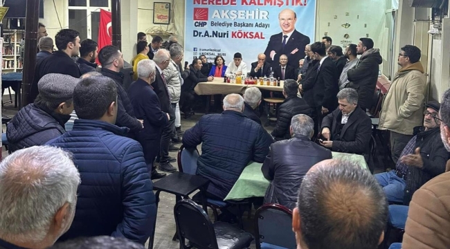 CHP ADAYI KÖKSAL,GÖLÇAYIRLILARLA BULUŞTU 