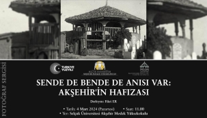 FİKRİ ER'DEN AKŞEHİR MYO'DA FOTOĞRAF SERGİSİ 