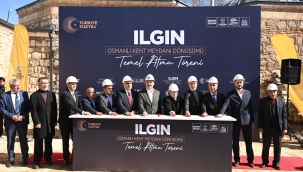 ILGIN'DA OSMANLI KENT MEYDANI DÖNÜŞÜM PROJESİ'NİN TEMELİ ATILDI 