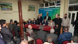 KAHRAMAN ÜÇHÜYÜK VE REİS'DE VATANDAŞLARLA BULUŞTU 