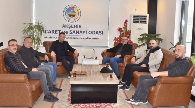 KİRAZ ÜRETİCİLERİ BİRLİĞİ'NDEN AKŞEHİR TSO'YA ZİYARET 
