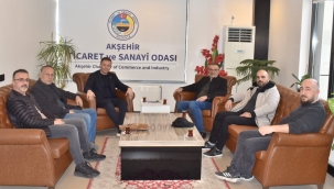 KİRAZ ÜRETİCİLERİ BİRLİĞİ'NDEN AKŞEHİR TSO'YA ZİYARET 