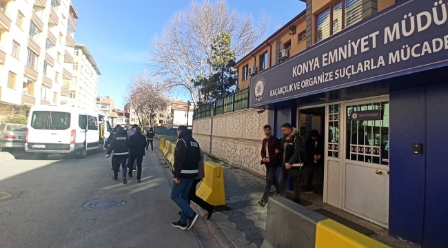 Konya'da Kesinleşmiş hapis cezası bulunan 77 kişi yakalandı 