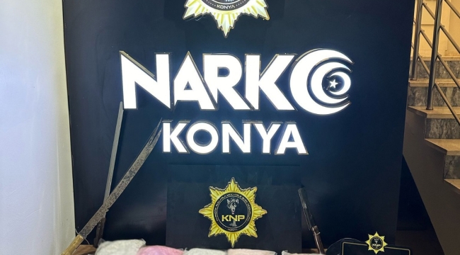 Konya narkotikten dev operasyon! Binlerce uyuşturucu hap ele geçirildi 