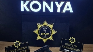 Konya narkotikten uyuşturucu operasyonu: 2 kişi tutuklandı 