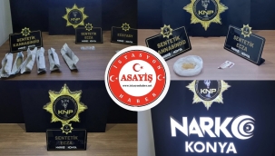 Konya narkotikten zehir tacirlerine operasyon: 7 gözaltı 