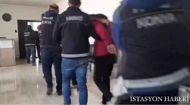 Konya Narkotikten zehir tacirlerine operasyon 7 tutuklama 